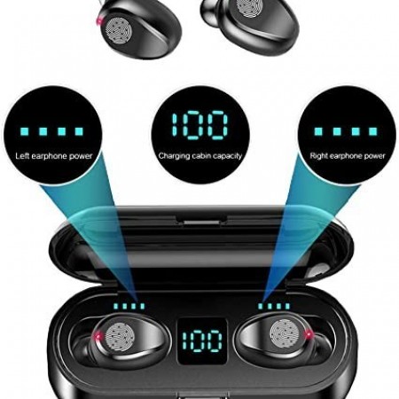 F9 TWS Touch Wireless Stereo Bluetooth 5.0 Headphone